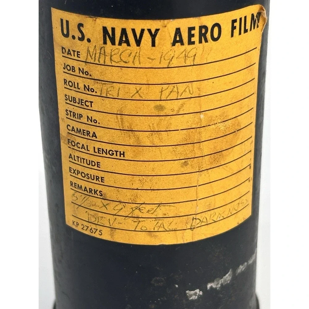 Vintage 1949 US Navy Aero Film W/ Canister‎ March 1949